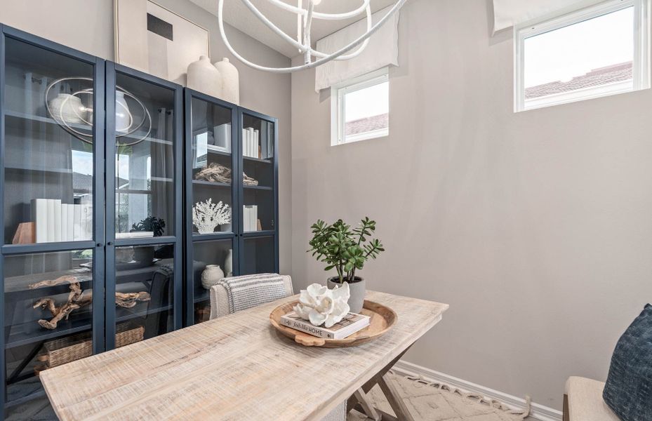 Furnished interior view inside a new home in Del Webb Sunbridge, St. Cloud (Image 17).