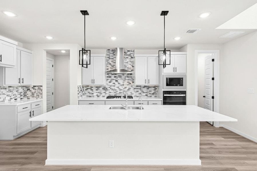 Furnished interior view inside a new home in University Heights, Round Rock (Image 7). Furnished interior view inside a new home in University Heights, Round Rock (Image 7).