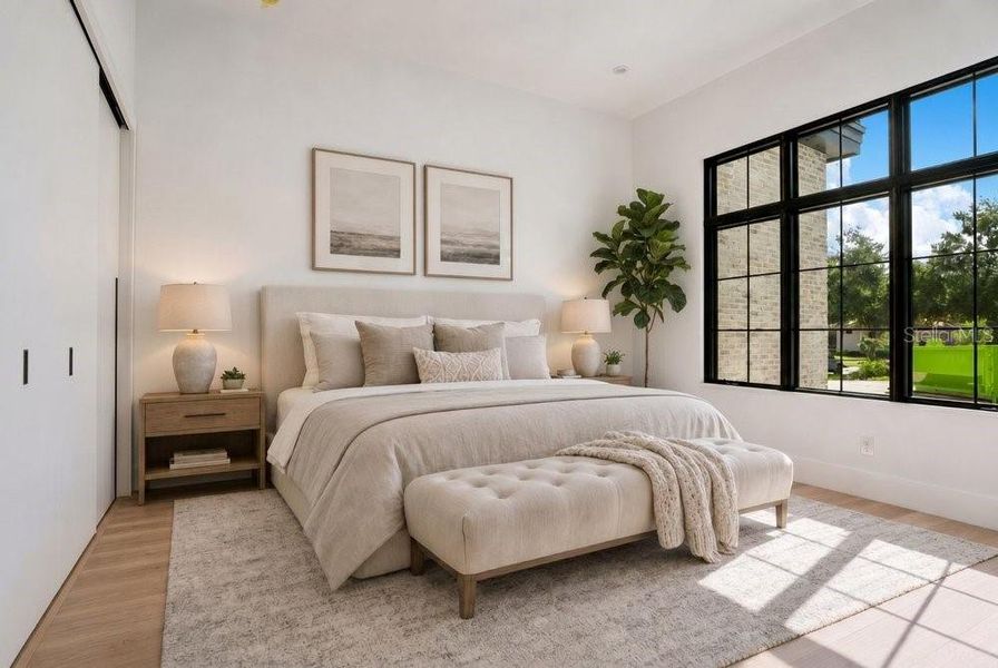Furnished interior view inside a new home in , Windermere (Image 18).