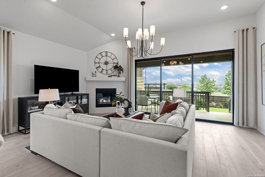 Furnished interior view inside a new home in Davis Ranch, San Antonio (Image 28).