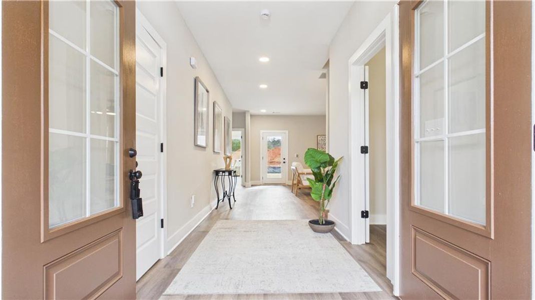 Furnished interior view inside a new home in , Atlanta (Image 13).