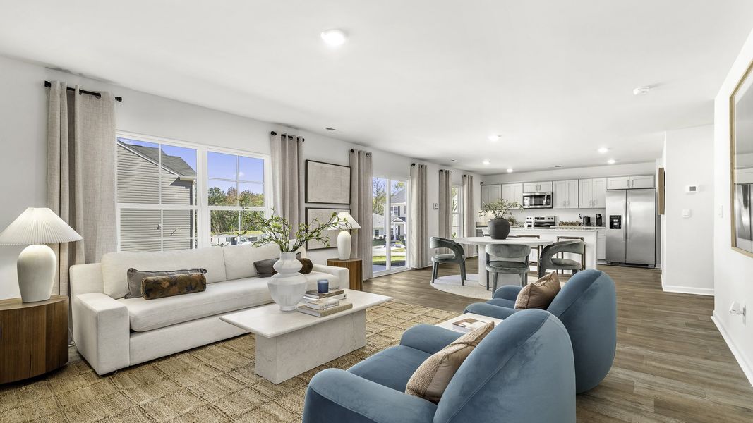 Furnished interior view inside a new home in Aspen Place, Thomasville (Image 12).