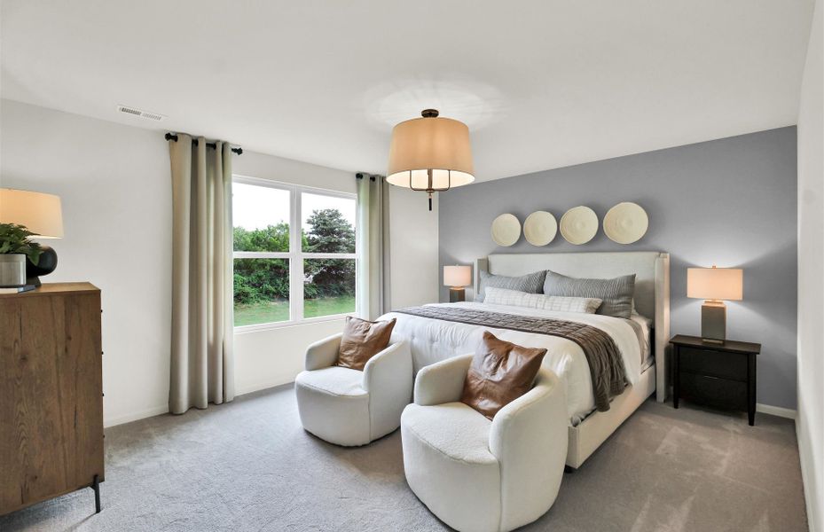 Representative furnished interior of a home built from the Aspire by Pulte Homes in Wimberly, Willow Spring (Image 17).