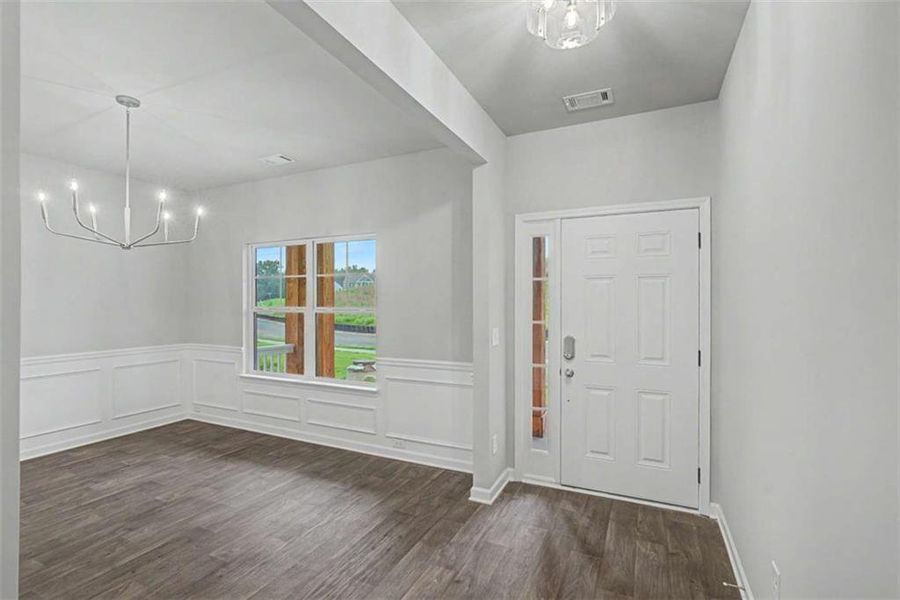 Spacious, unfurnished interior of a new home in The Reserve at Chapel Hill Phase II, Douglasville (Image 36).
