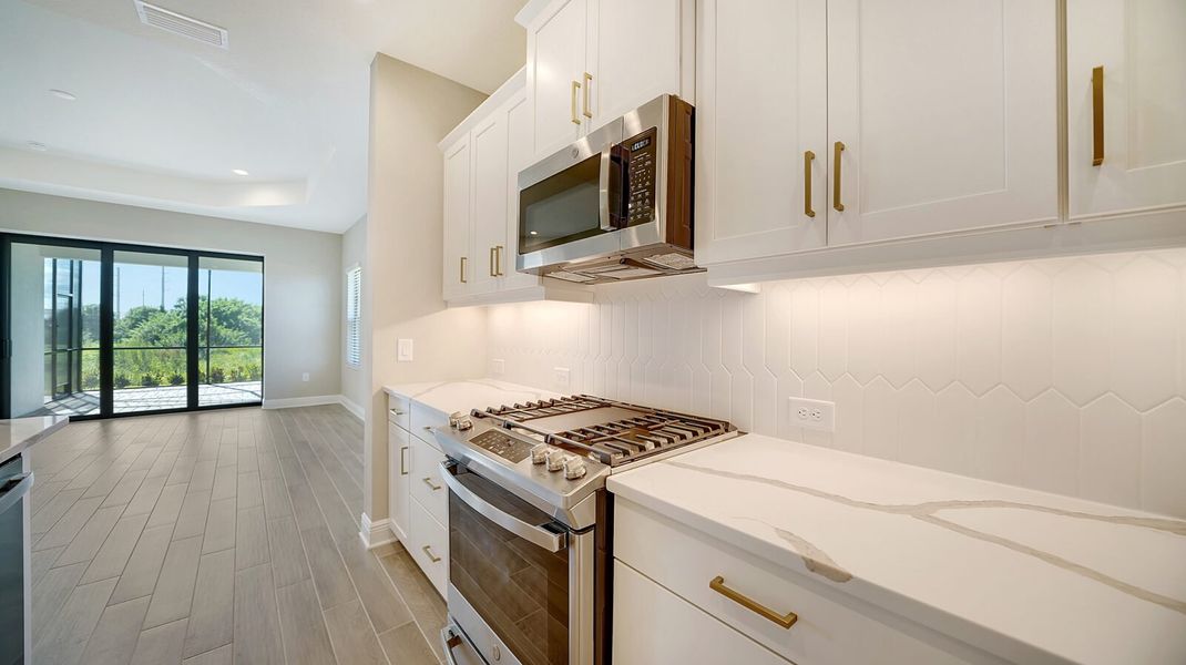 Furnished interior view inside a new home in Vistera of Venice, Englewood (Image 7).