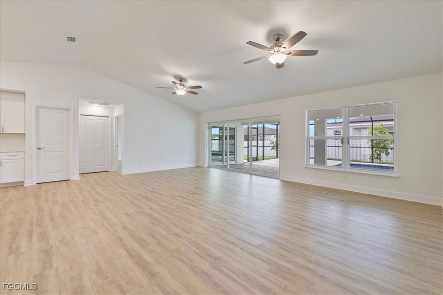 Spacious, unfurnished interior of a new home in Cape Coral, Cape Coral (Image 28). Spacious, unfurnished interior of a new home in Cape Coral, Cape Coral (Image 28).
