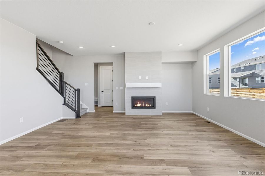 Spacious, unfurnished interior of a new home in The Estates Collection at Talon Pointe, Thornton (Image 23).