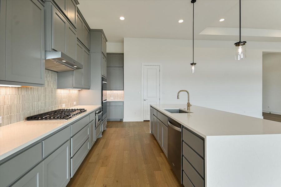 Furnished interior view inside a new home in Scofield Farms Estates, Georgetown (Image 8).