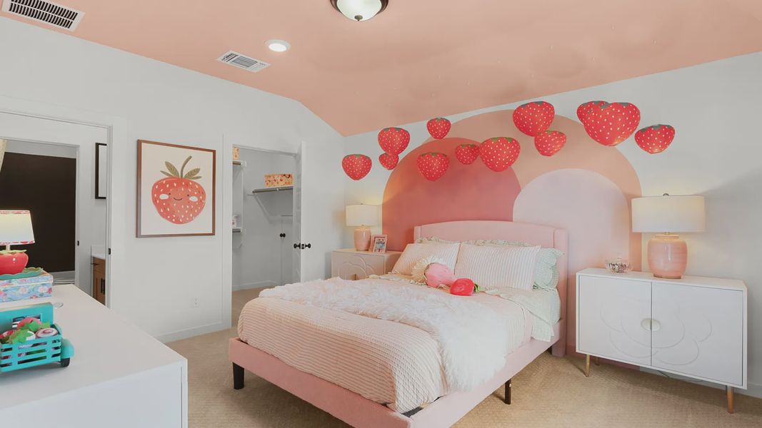 Representative furnished interior of a home built from the Madison by Chesmar Homes in Nolina, Georgetown (Image 26).