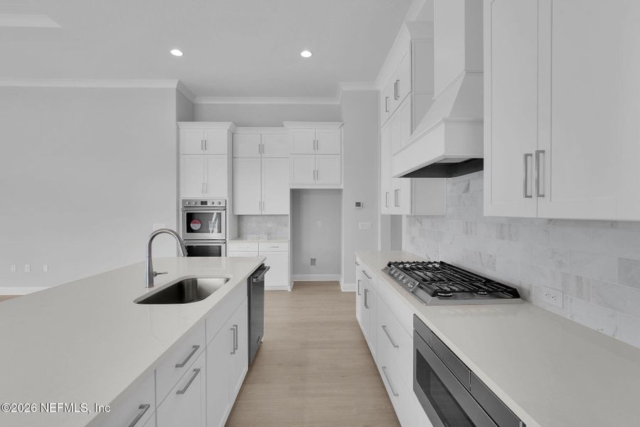 Furnished interior view inside a new home in Amelia National Country Club, Fernandina Beach (Image 8).
