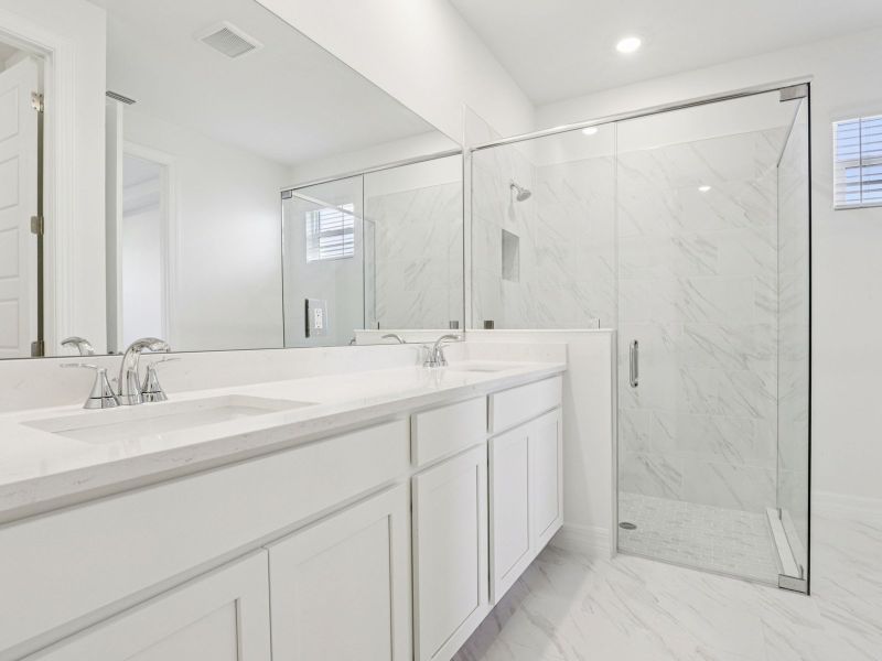 Furnished interior view inside a new home in Crescent Lakes - Signature Series, Punta Gorda (Image 8).