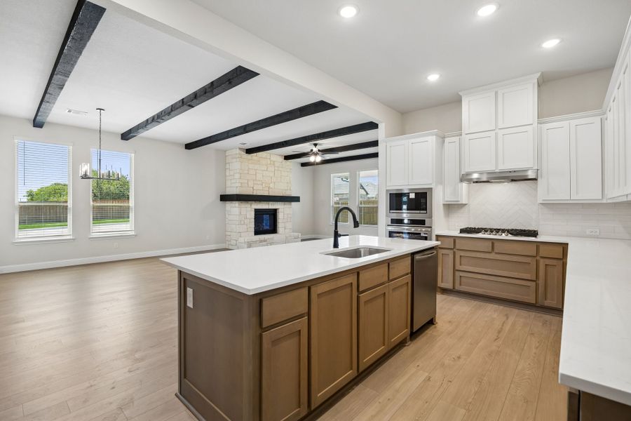 Furnished interior view inside a new home in Mayfield Farms, Arlington (Image 9).