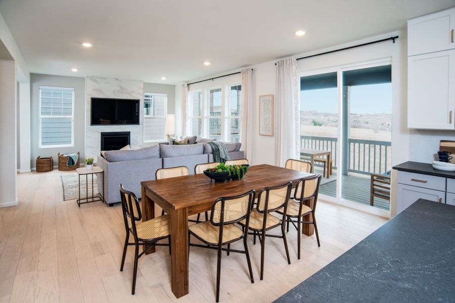 Representative furnished interior of a home built from the Plan 2651 Modeled by KB Home in Terrain Oak Valley, Castle Rock (Image 6).