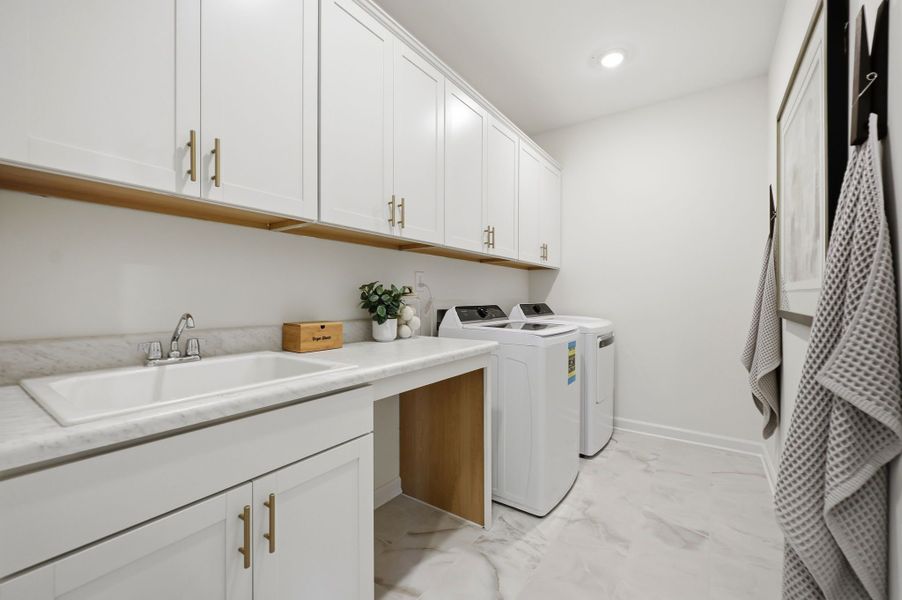 Representative furnished interior of a home built from the The Aspen by Davidson Homes LLC in Ashland, Holly Springs (Image 29).