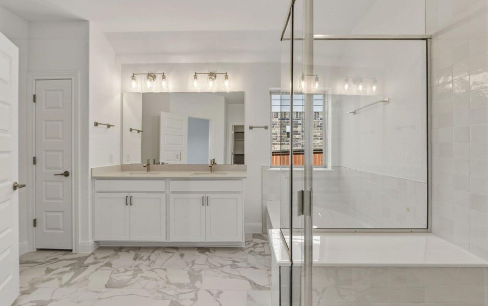 Furnished interior view inside a new home in West Cypress Hills, Spicewood (Image 13). Furnished interior view inside a new home in West Cypress Hills, Spicewood (Image 13).