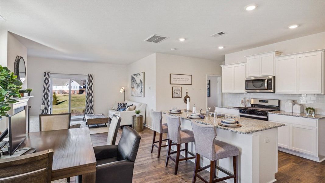 Furnished interior view inside a new home in Keebler Meadows, Johnson City (Image 6).