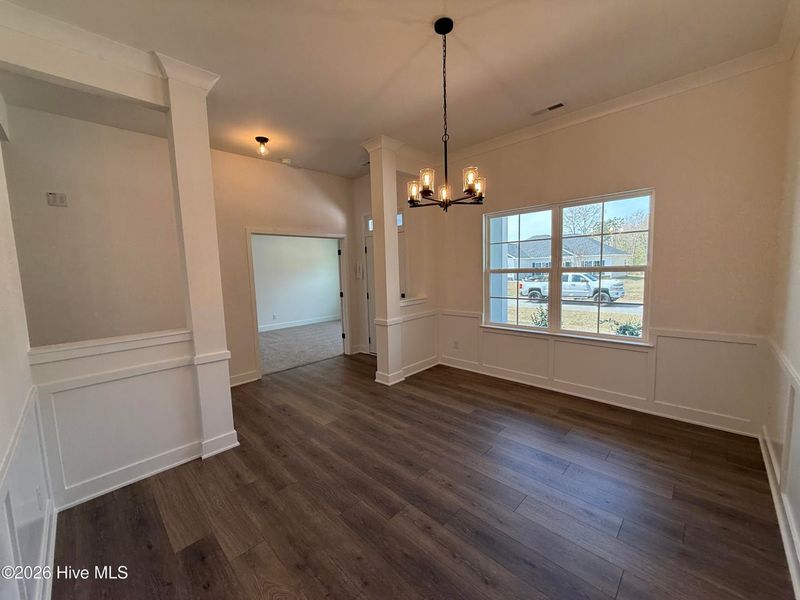 Spacious, unfurnished interior of a new home in Wood Creek Landing, Leland (Image 20).