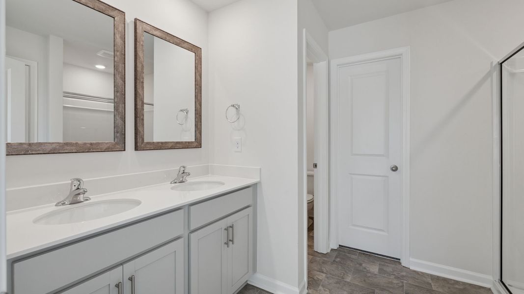 Furnished interior view inside a new home in Durbin Meadows Traditions, Fountain Inn (Image 9).
