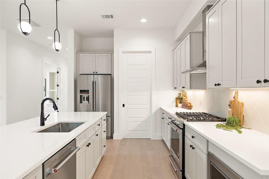 Furnished interior view inside a new home in , Austin (Image 10). Furnished interior view inside a new home in , Austin (Image 10).