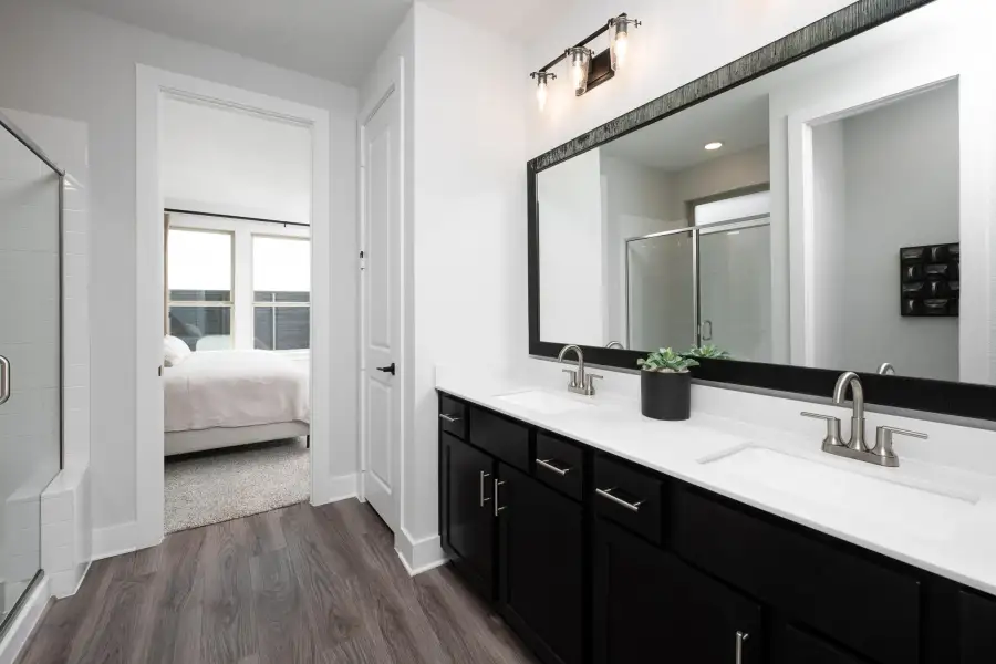 Furnished interior view inside a new home in Union Park, Little Elm (Image 9).