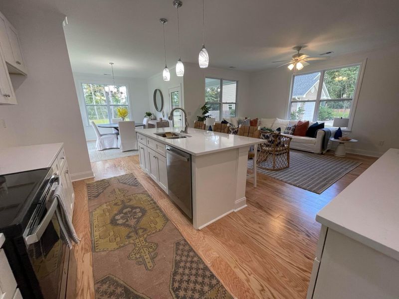 Furnished interior view inside a new home in , Summerville (Image 7).