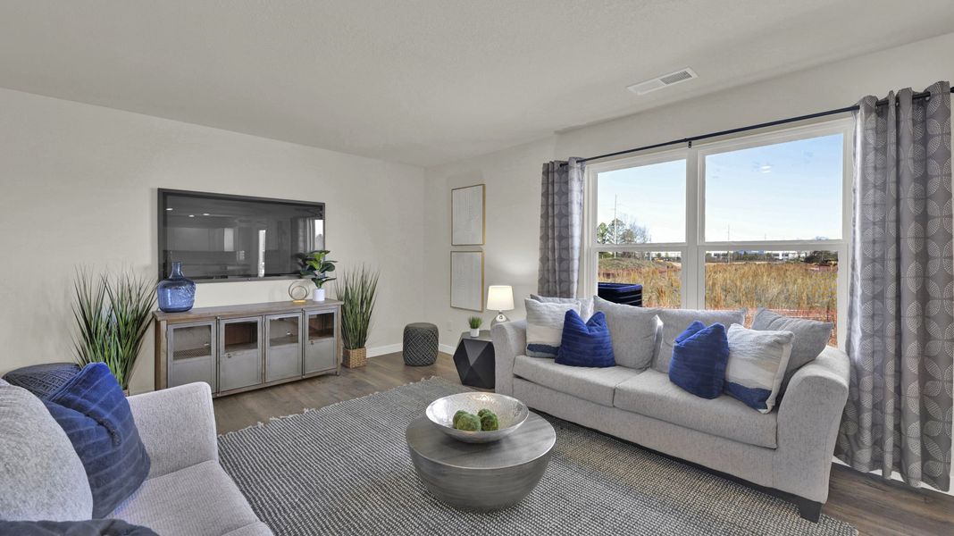 Furnished interior view inside a new home in Timber Creek, Rossville (Image 25).