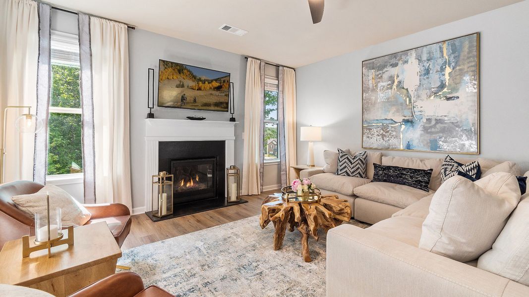 Furnished interior view inside a new home in Camp Creek Village, Atlanta (Image 12).