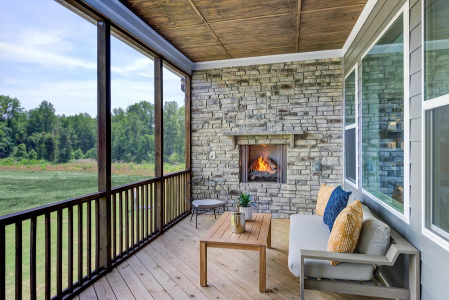 The Kendall Outdoor Living Area