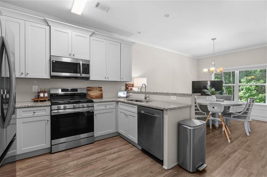 Furnished interior view inside a new home in , Dallas (Image 12). Furnished interior view inside a new home in , Dallas (Image 12).