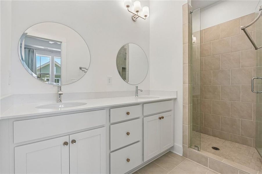 Furnished interior view inside a new home in , Alpharetta (Image 15).