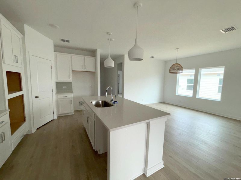 Furnished interior view inside a new home in Saddlebrook Ranch, Schertz (Image 9). Furnished interior view inside a new home in Saddlebrook Ranch, Schertz (Image 9).