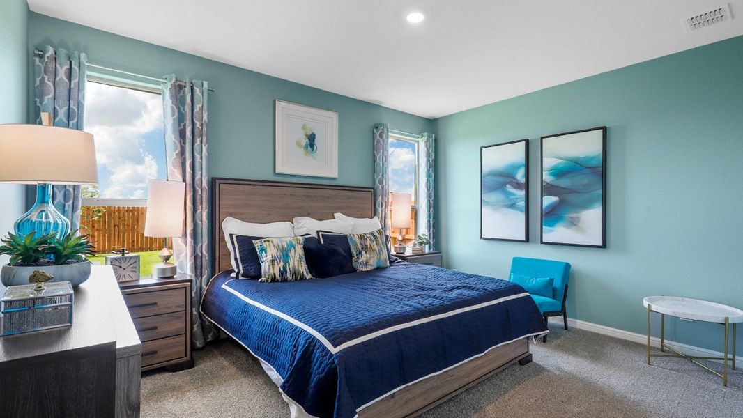 Furnished interior view inside a new home in Lankford Farms, Cleburne (Image 23).