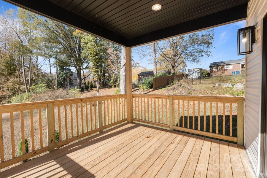Exterior details and patio area of a home in , Hickory (Image 22).