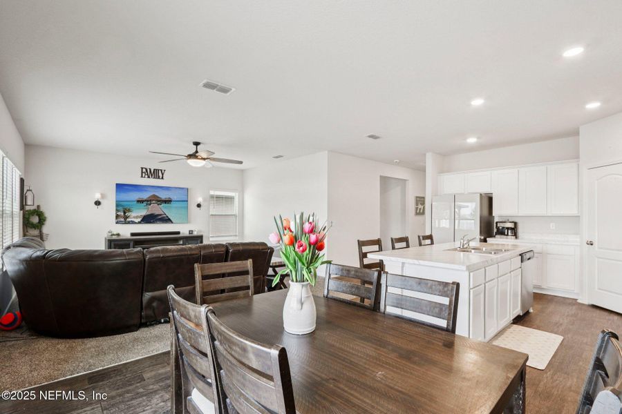Furnished interior view inside a new home in Cross Creek Express, Green Cove Springs (Image 14).