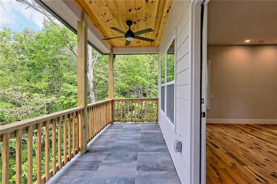 Exterior details and patio area of a home in , Clayton (Image 41).