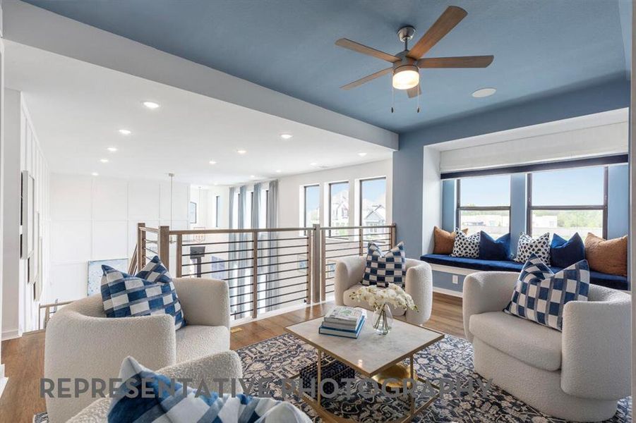 Furnished interior view inside a new home in Wellington, Haslet (Image 27).