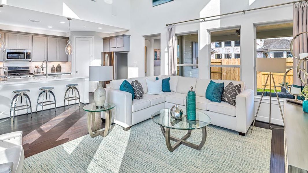 Furnished interior view inside a new home in Avalon at Cypress, Cypress (Image 18).