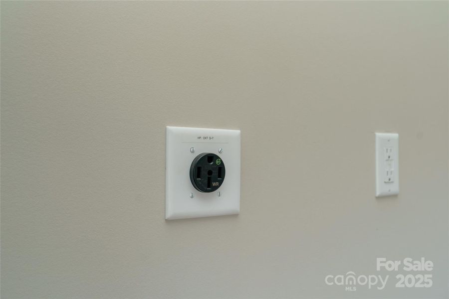 Electric Vehicle Charger located in Garage