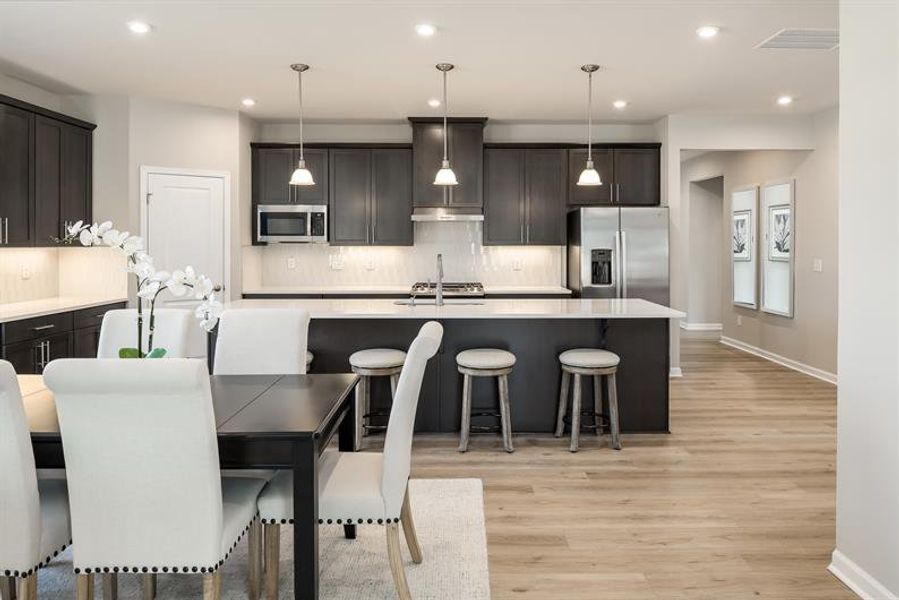 Representative furnished interior of a home built from the Palladio Ranch by Ryan Homes in Pine Ridge Estates, Ridgeville (Image 5).