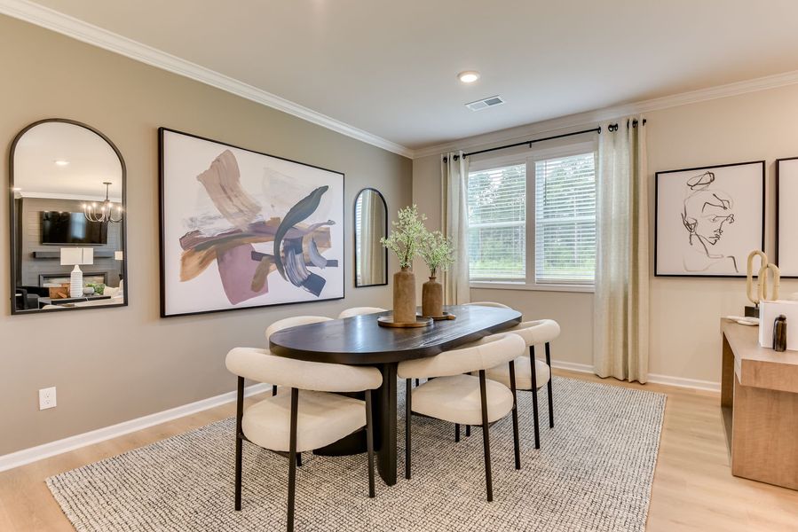 Furnished interior view inside a new home in Heritage Bay, Sumter (Image 41).