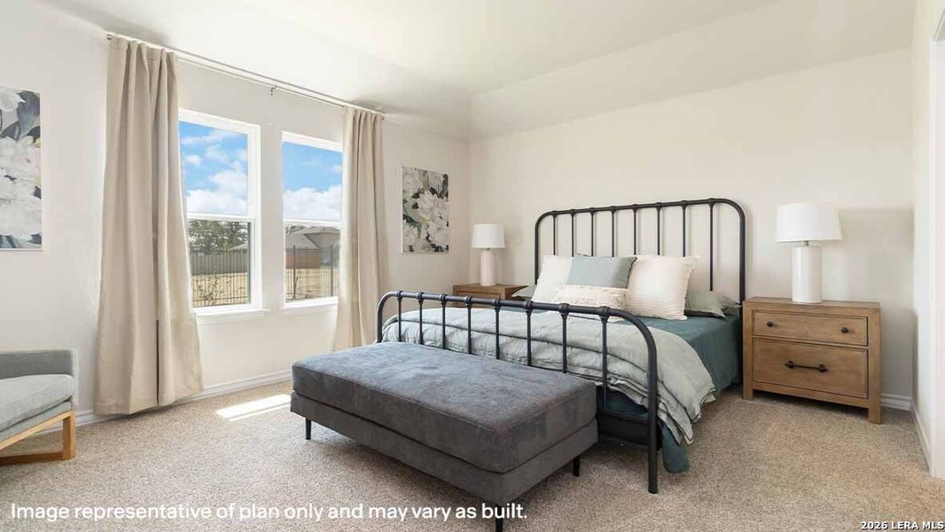 Furnished interior view inside a new home in The Birch at Spencer Ranch, Boerne (Image 12).