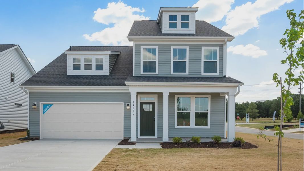 Representative exterior photo of a completed home built from the Augusta by DRB Homes in Woodglen, Piedmont, SC (Image 23).