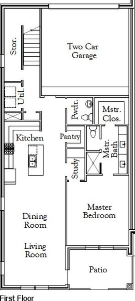 2D floor plan layout for the The Grand Slam by Coventry Homes in Townhomes at Ballpark, Arlington, TX (Image 1). 2D floor plan layout for the The Grand Slam by Coventry Homes in Townhomes at Ballpark, Arlington, TX (Image 1).