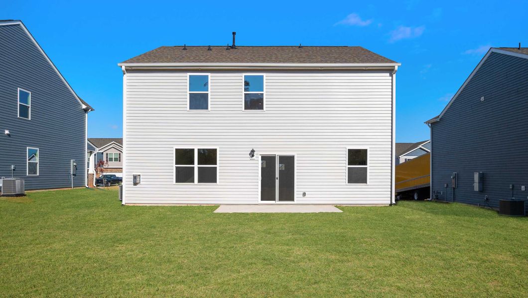 Exterior details and patio area of a home in Sage Grove, Lyman (Image 2).