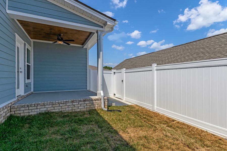Exterior details and patio area of a home in Carothers Farms, Nolensville (Image 25).