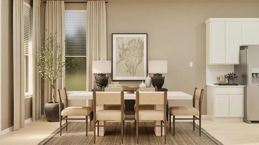 Furnished interior view inside a new home in Cotton Brook, Hutto (Image 6).