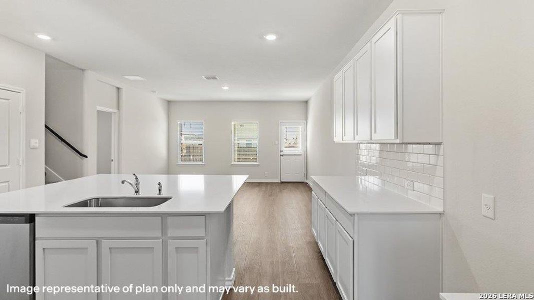 Furnished interior view inside a new home in Langdon, San Antonio (Image 3).