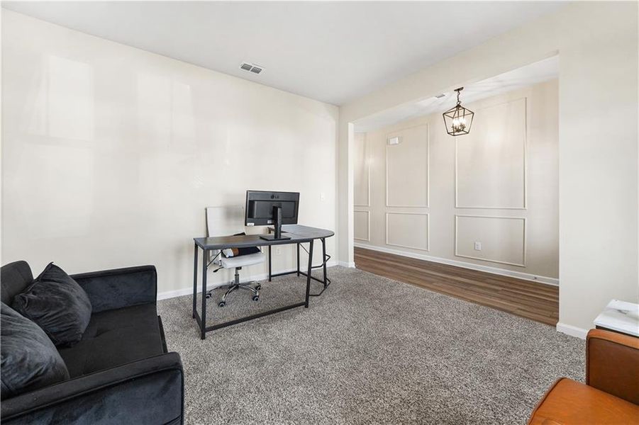 Furnished interior view inside a new home in , Loganville (Image 8).