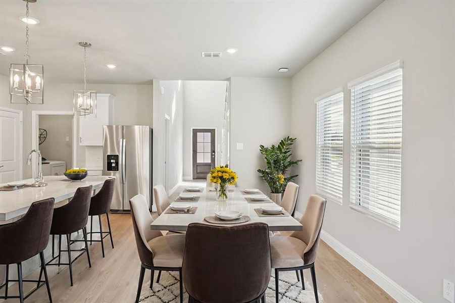 Furnished interior view inside a new home in Simpson Crossing - Spring Series, McKinney (Image 7).