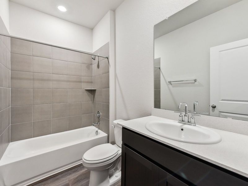 Furnished interior view inside a new home in Opal Meadows, Kyle (Image 5).